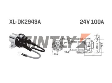 Relay ZM-7408,BOSCH-1.987.BE2.011,1.987.BE2.011,DELCO REMY-10483616,10512505,10479196,10479292