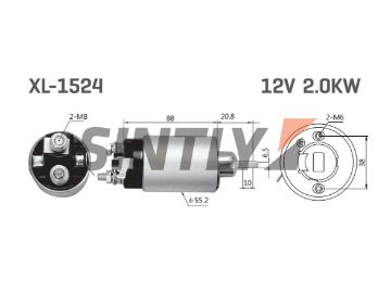 Starter Solenoid Switch NEW ERA-SS-1524,as-pl-SS5052,MITSUBISHI-M372X00671,ME700315