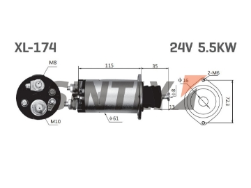 Starter Solenoid Switch OEM-7471000310