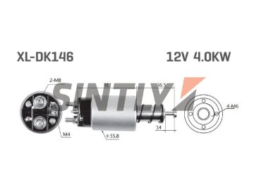 Starter Solenoid Switch OEM-DK100