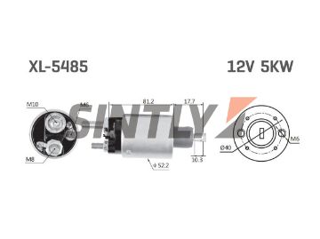 Starter Solenoid Switch UNIPOINT-SNLS 385,BOSCH-F.042.011.151,LUCAS ELECTRICAL-35640955