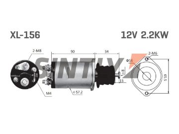 Starter Solenoid Switch WAI-139510,NEW ERA-SS-156,Cargo-139510,ISUZU-5-81151-034-0,0471002970,NIKKO-0-47100-2970