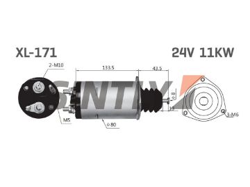 Starter Solenoid Switch WAI-66-8409,WOODAUTO-SND1746,AS-PL-SS9052,HC-Cargo-132499,NEW-ERA-SS-171,NIKKO-0471004140,OEM-1811510910