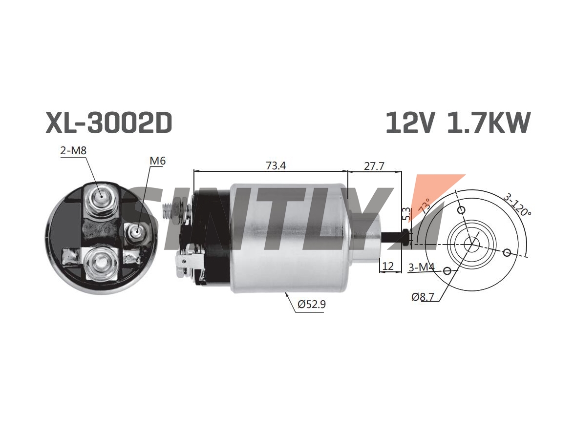 Picture of Starter Solenoid Switch-XL-3002D