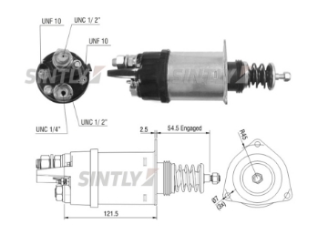 Starter Solenoid Switch ZM-1362,ERA-227030,DELCO-115682,DELCO REMY-1115682