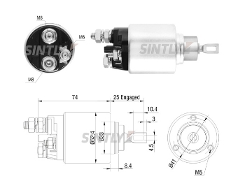 Starter Solenoid Switch ZM-1381,BOSCH-0001108450,0001115025,0001115079,0001115114,2339305017,2339305048,2339305100
