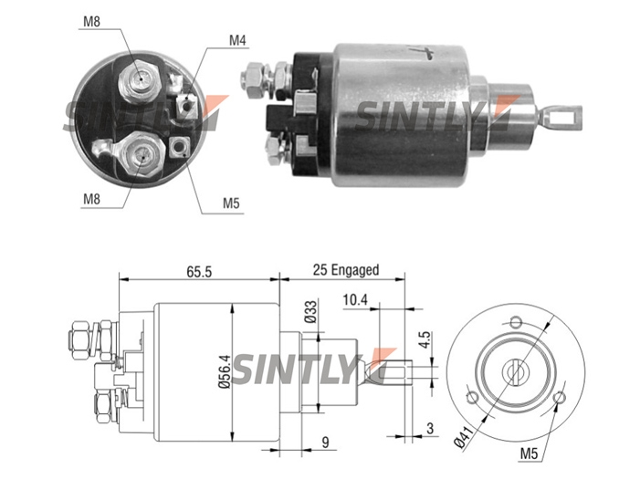 Starter Solenoid Switch ZM-1474,ERA-227049,AS-PL-UD16092SS,BOSCH-2339303257,2339303259,2.339.303.259
