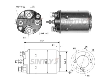 Starter Solenoid Switch ZM-1514,AS-PL-SS9142P,BOSCH-9.331.451.003,9.000.452.002,9.000.452.004,9331451003,WAPSA-MW-B-30,229-43,229-43