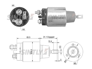 Starter Solenoid Switch ZM-1575,WAI-66-9191,ERA-227072,POWERMAX-81014994,WOODAUTO-SND11058,AS-PL-UD10485SS,BOSCH-2.339.303.821