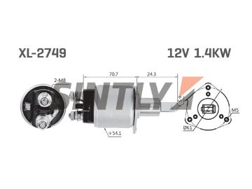 Starter Solenoid Switch ZM-1650,WOODAUTO-SND1241,AS-PL-SS9032,Cargo-130367,FIAT-4154106,LADA-2108-3708,2101-3708805,Magneti Marelli-63600507,AME0391