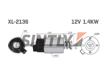 Starter Solenoid Switch ZM-1665,CHRYSLER-04801839AB,4801839AB,RL801839AB,DENSO-428000-7200,OEM-4801639AB