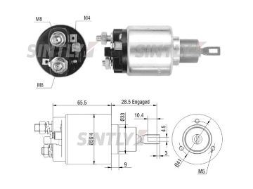 Starter Solenoid Switch ZM-1674,,CARGO-139068,ERA-227092,POWERMAX-81013208,WOODAUTO-SND12577,AS-PL-UD00151SS