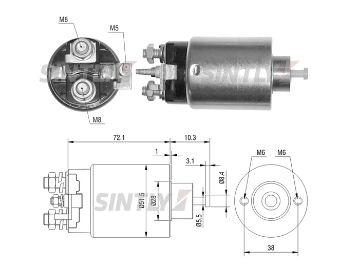 ZM-1695,WOODAUTO-SND12478,AS-PL-UD16138SS,BOSCH-F.042.010.412,ERA-227097,MAGNETI MARELLI-940113050396,MITSUBISHI-M371X94071,M371X94071,M1T79481,M1T79482