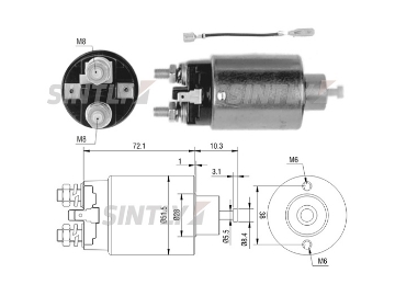 Starter Solenoid Switch ZM-1699,AS-PL-UD16140SS,ERA-227101,MAZDA-E356-18-X10,356-18-X10,MITSUBISHI-M371X60171,MD618728,M371X60171