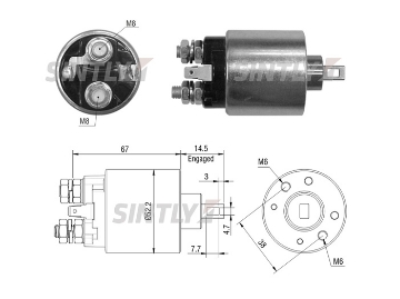 ZM-1716,AS-PL-UD14433SS,UD16144SS,ERA-227104,LUCAS INDIEL-35640870,K01223,35258600,MAGNETI MARELLI-940113050541,PRESTOLITE-K01223,PRESTOLITE INDIEL-35640870,K01223,35258600