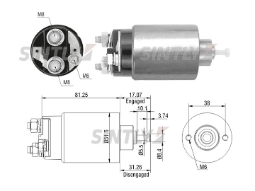 Starter Solenoid Switch ZM-1761,ERA-227109,FORD-8G1U-11390-AB,F3RZ-11390-A,F3RZ-11390-B,F78Z-11390-A,XS6U-11390-AA,F3RZ-11390-A