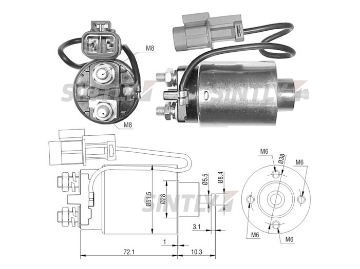 Starter Solenoid Switch ZM-1794,AS-PL-UD14442SS,UD16158SS,MITSUBISHI-SB783,M371X78271,M371X78371