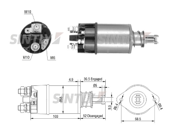 ZM-1801,AS-PL-SS9203P,ERA-227119,KRAUF-SSP0801,LUCAS INDIEL-230346,35640346,PRESTOLITE-230346,35640346,PRESTOLITE INDIEL-230346,35640346