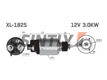 Starter Solenoid Switch ZM-1825,AS-PL-SS9047,Iskra-16908999,16915546,KRAUF-SSI4172SU,MAHLE-MSX582