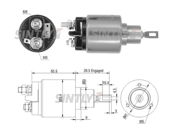 Starter Solenoid Switch ZM-1873,AS-PL-UD16175SS,BOSCH-9330061106,F000SH0132,9.330.061.106,F.000.SH0.132,F.000.AL0.123,F.005.M00.012