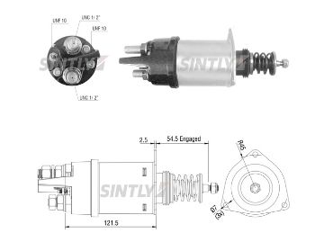 Starter Solenoid Switch ZM-2356,DELCO-1115624,D918A,DELCO REMY-1115624,D918A