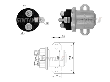 Starter Solenoid Switch ZM-2407,ERA-227155,DELCO-10515812,10515872,10524149,DELCO REMY-10515812,10515872,10524149