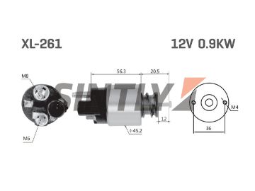 Starter Solenoid Switch ZM-261,DELCO REMY-10535626,10536526,10536526M,10538234