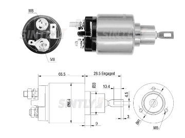 Starter Solenoid Switch ZM-2773,CARGO-134378,AS-PL-UD16246SS,BOSCH-0331303101,0.331.303.101,0.331.303.234,2.339.303.402