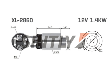 Starter Solenoid Switch ZM-2860,WAI-66-178,BOSCH-1 987 BE2 010,1.987.BE2.010,DELCO REMY-1114597,1114607,1114597