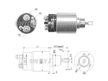 Starter Solenoid Switch ZM-2973,BOSCH-F000SH0106,F000SH0155,F.000.SH0.106,F.000.SH0.155,F.000.AL0.101,ERA-227212,MAGNETI MARELLI-940113050549