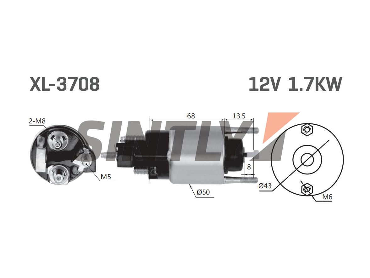 Starter Solenoid Switch ZM 3-708,WAI-66-8240,WOODAUTO-SND1519,AS-PL-UD03366SS,SS6027,MERCEDES-BENZ-0021520310