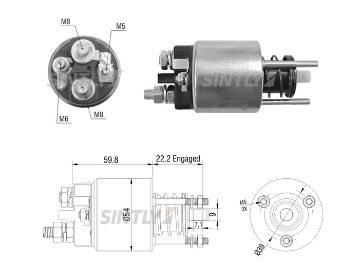 ZM-3396,ERA-227220,BMW-7515392-04,DENSO-7515390-03,MAGNETI MARELLI-428000-0670,MS428000-0670,MS428000-0670