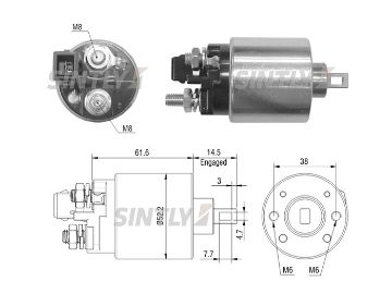 ZM-3482,AS-PL-SS9217P,ERA-227227,LUCAS INDIEL-230860,35640860,K01338,PRESTOLITE-230860,35640860,K01338,PRESTOLITE INDIEL-230860,35640860,K01338