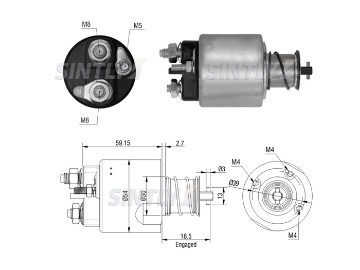 Starter Solenoid Switch ZM-3492,VALEO-494815,494815