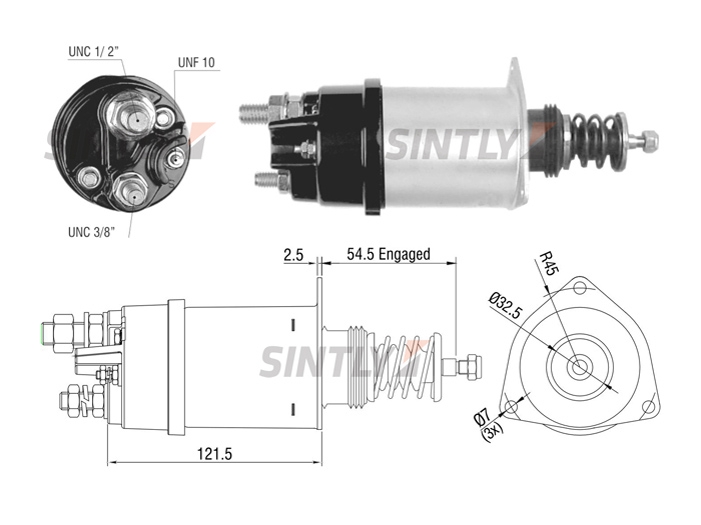 Starter Solenoid Switch ZM-351 DELCO:1115591, 1115591