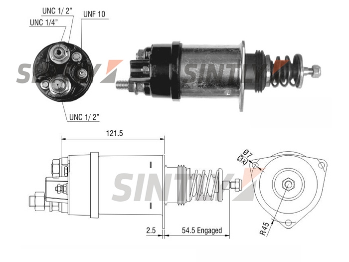 Starter Solenoid Switch ZM-353,AS-PL-SS1112P,ERA-227235