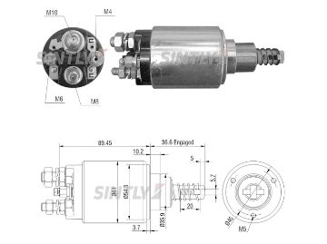 ZM-3640,ERA-227246,BOSCH-0.331.402.106,0.331.402.606,0.001.369.015,0.001.369.021,0.001.369.200,FORD-FONN-11000-CA,GHIBAUDI-E3671,MAGNETI MARELLI-940113050459