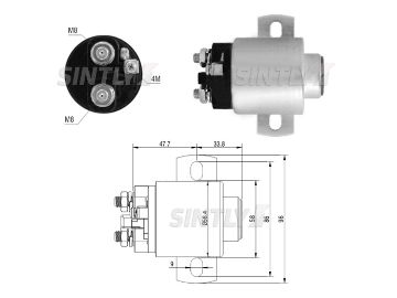 Starter Solenoid Switch ZM-3671,AS-PL-SS9145P,BOSCH-9330080010,933A080010,ERA-227250,FORD-XC45-11450-AA,VW-2RK 911 251,TJG 911 251 P