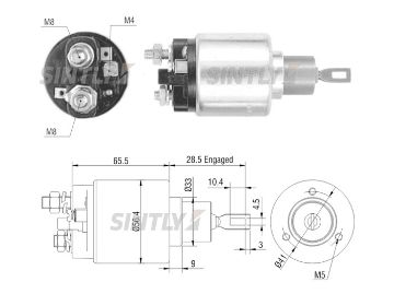 Starter Solenoid Switch ZM-3674,CARGO-138257,ERA-227251,AS-PL-UD14470SS,UD16299SS,BOSCH-0331303096,2339303859