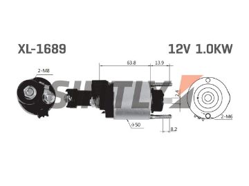 Starter Solenoid Switch ZM-3705,Cargo-332161,Denso-1534009390,1534009390,Honda-31204R1AG51,31204RNA003,31204RNAA01