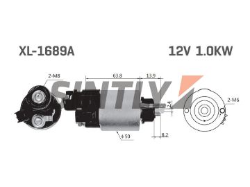 Starter Solenoid Switch ZM-3705,Cargo-332161,Denso-1534009390,1534009390,Honda-31204R1AG51,31204RNA003,31204RNAA01