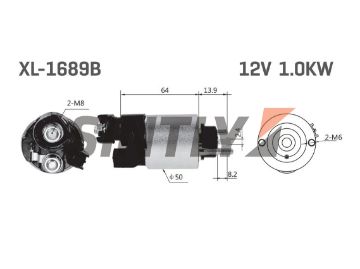 Starter Solenoid Switch ZM-3705,Cargo-332161,Denso-1534009390,1534009390,Honda-31204R1AG51,31204RNA003,31204RNAA01,31204RYEA01