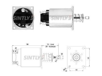 Starter Solenoid Switch ZM-3733,ERA-227262,BOSCH-9330080001,9.330.080.001,MWM-80438200,907120120002,80438200,907120120002