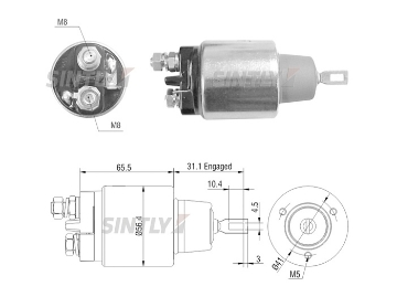 ZM-3773,CARGO-139018,ERA-227268,WOODAUTO-SND12578,AS-PL-UD16309SS,BOSCH-0.001.218.173,9.330.331.012,2339303454,9330331012