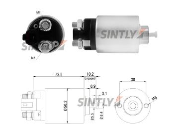 Starter Solenoid Switch ZM-392,HYUNDAI / KIA-36120-2E121,361100-23070,KRAUF-SSA3070,MANDO-S4001250262,VALEO-691924