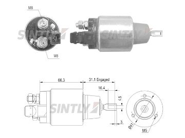 Starter Solenoid Switch ZM-3972,ERA-227286,VW-62911023,AS-PL-UD16317SS,BOSCH-6033AD0025,6033AD0026,6033AD1067