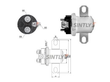 Starter Solenoid Switch ZM-427,AS-PL-SS1116P,DELCO-10519748,VOLKSWAGEN-E2RK911251,E2RK9911251,VW-E2RK9911251