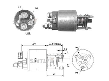 ZM-4395,AS-PL-UD11333SS,BOSCH-1.987.BE2.016,CARGO-234733,ERA-227306,FIAT-9948651,9948651,LUCAS-085541360010,WOODAUTO-SND12306