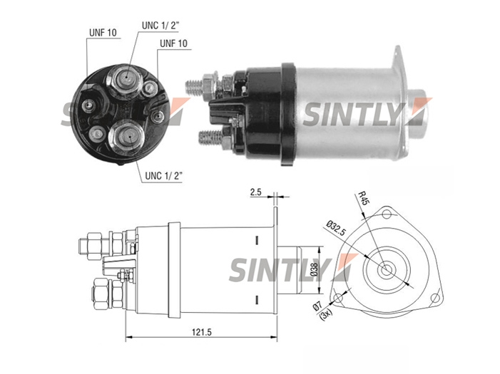 Starter Solenoid Switch ZM-462,DELCO-1115597,1115600,D903A,DELCO REMY-1115597,1115600,D903A