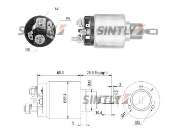 Starter Solenoid Switch ZM-473,CARGO-332884,ERA-227352,Cargo-137175,WAI -66-9167,WOODAUTO-SND12591,AS-PL-UD802533,BOSCH-0331303618,0001110040